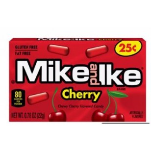 Mike & Ike Cherry Changemaker 22g – Box Unit Count: 24